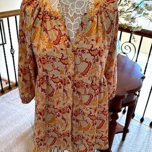 Melloday size M flowy tunic top